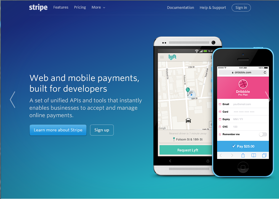 Stripe Website